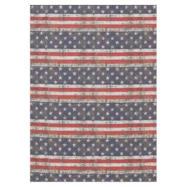 Toalha De Mesa Padrão de Grunge Patriótico