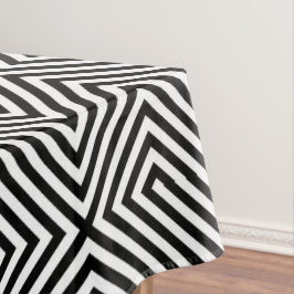 Toalha De Mesa Padrão de Ilusão ao Quadrado 3d