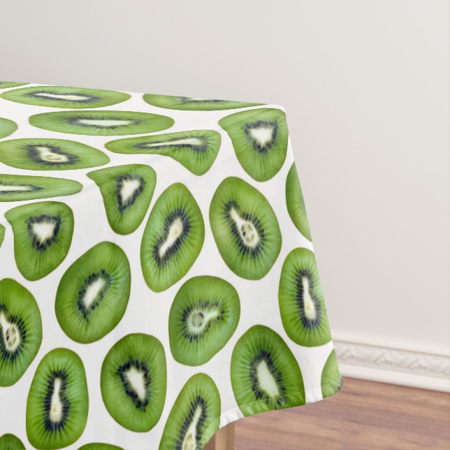 Toalha De Mesa Padrão de Kiwi Verde (Posição Original)