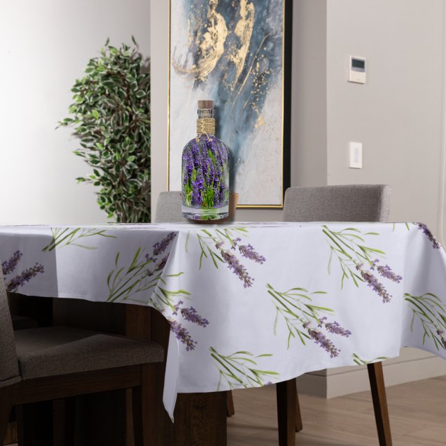 Toalha De Mesa Padrão de Lavanda de vinheta n.o 2 (Criador carregado)