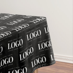 Toalha De Mesa Padrão de logotipo da empresa de retângulo persona