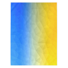 Toalha De Mesa Padrão de malha geométrica azul-ucraniano