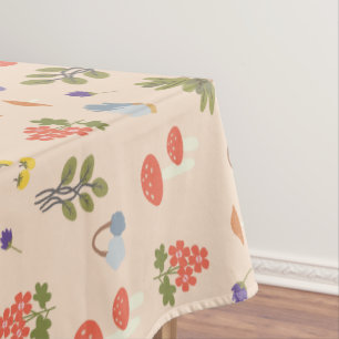 Toalha De Mesa Padrão de Mandrake dos Magical Blooms