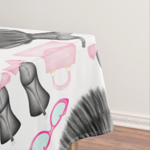 Toalha De Mesa Padrão de Moda de Na moda Girly High Heels Chic