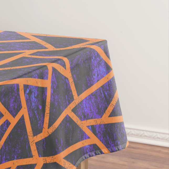 Toalha De Mesa Padrão de mosaico de Halloween (Posição Original)