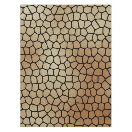 Toalha De Mesa Padrão de Mosaico dos Azulejos Dourados Abstrato m