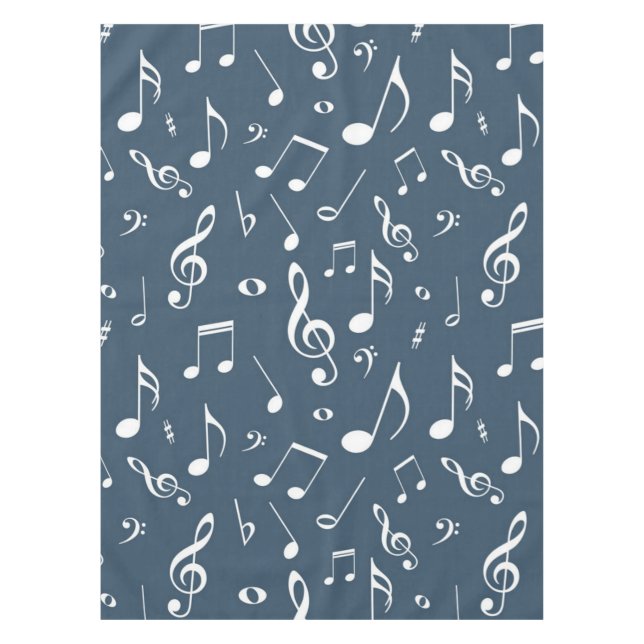 Toalha De Mesa Padrão de música (Frente)
