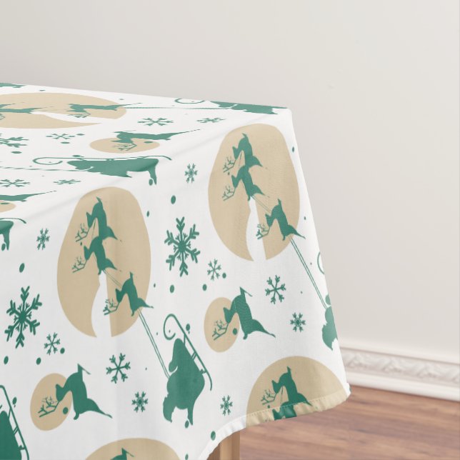 Toalha De Mesa Padrão de Natal 118 (Posição Original)