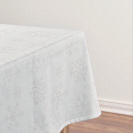 Toalha De Mesa Padrão de Natal de Inverno Snowflake