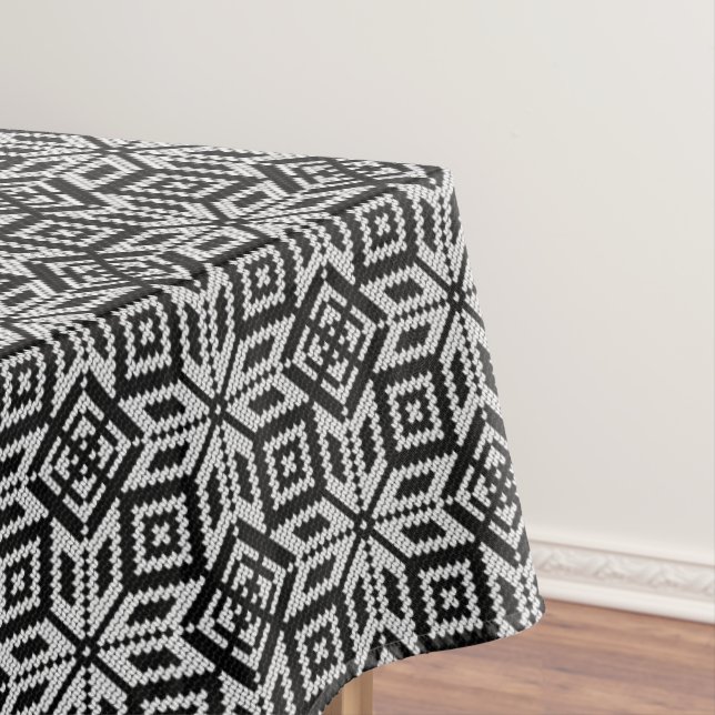 Toalha De Mesa Padrão de Natal de Selburose escandinava (Posição Original)