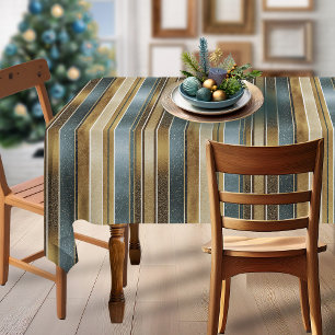 Toalha De Mesa Padrão de Natal dos Tons da Terra nº 27 ID1009