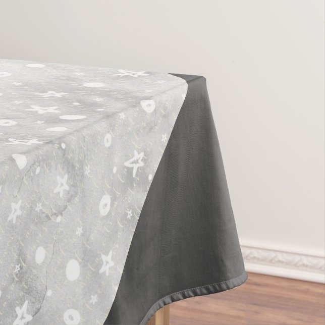 Toalha De Mesa Padrão de Natal Elegante (Posição Original)