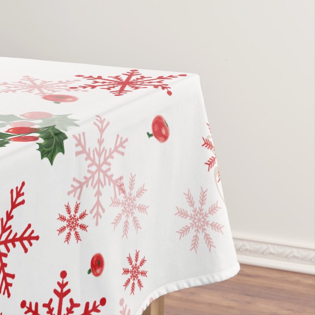 Toalha De Mesa Padrão de Natal elegante e simples (Posição Original)