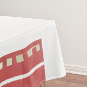 Toalha De Mesa Padrão de Natal escandinavo simples