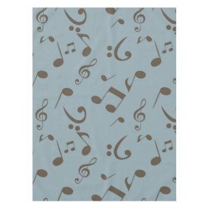 Toalha De Mesa Padrão de notas de música