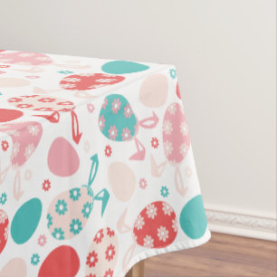 Toalha De Mesa Padrão de Ovos de Páscoa