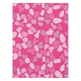 Toalha De Mesa Padrão de Pedra Rosa-