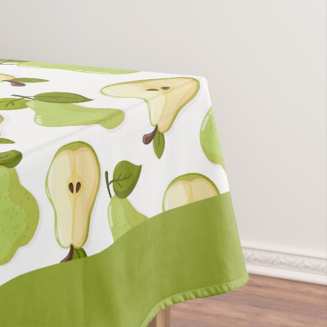 Toalha De Mesa Padrão de peras (Posição Original)