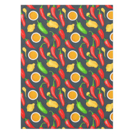 Toalha De Mesa Padrão de Pimentos Quentes