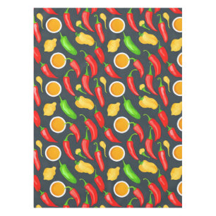 Toalha De Mesa Padrão de Pimentos Quentes