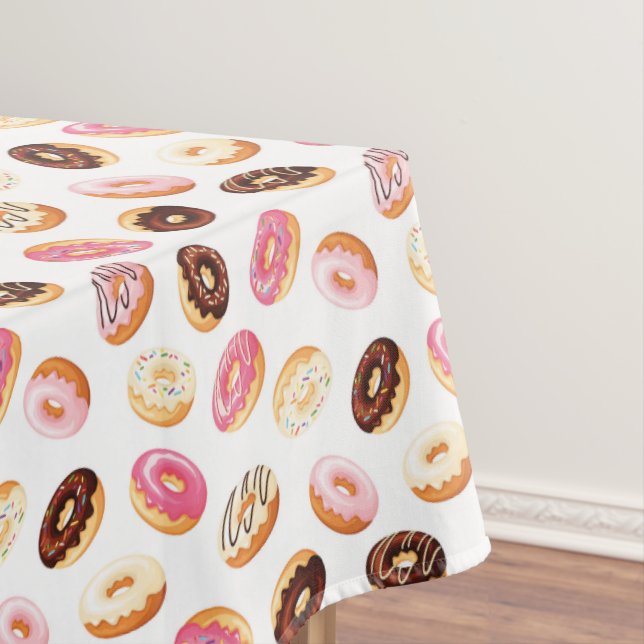 Toalha De Mesa Padrão de Rosquinha doce (Posição Original)