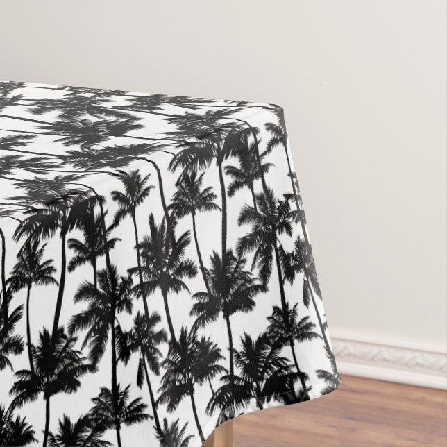 Toalha De Mesa Padrão de Sombra da Árvore Palm (Posição Original)