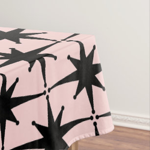 Toalha De Mesa Padrão de Starburst Atômica Moderno de meio século