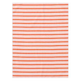 Toalha De Mesa Padrão de Stripe Vermelha e Rosa