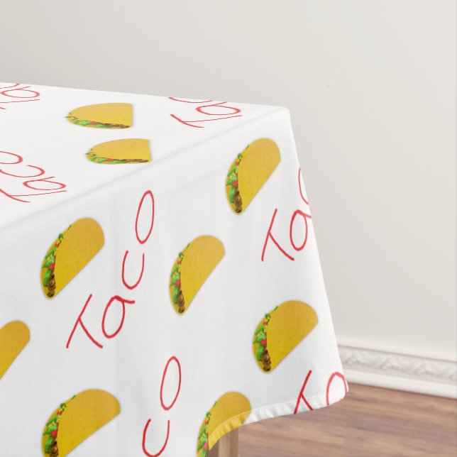 Toalha De Mesa Padrão de taco ativado (Posição Original)