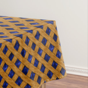 Toalha De Mesa Padrão de torta de mirtilo para padeiros