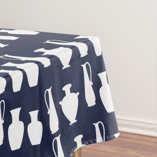 Toalha De Mesa Padrão de Vases Jars Grego Funky Antigo (Posição Original)