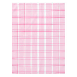 Toalha De Mesa Padrão de Xadrez rosa