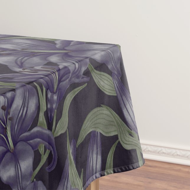 Toalha De Mesa Padrão decorativo floral de aquarela elegante (Criador carregado)