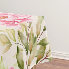 Toalha De Mesa Padrão decorativo floral de aquarela elegante