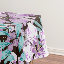 Toalha De Mesa Padrão decorativo floral de aquarela elegante