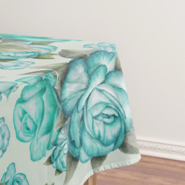 Toalha De Mesa Padrão decorativo floral de aquarela elegante