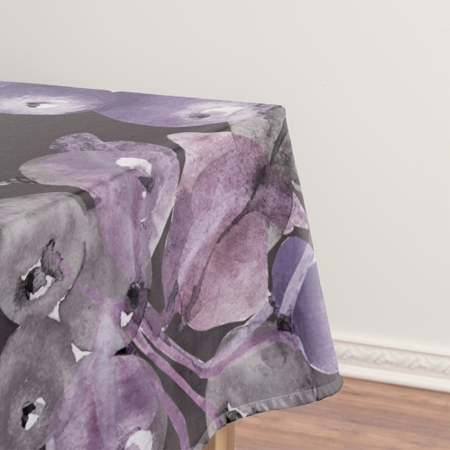 Toalha De Mesa Padrão decorativo floral em aquarela elegante   (Criador carregado)