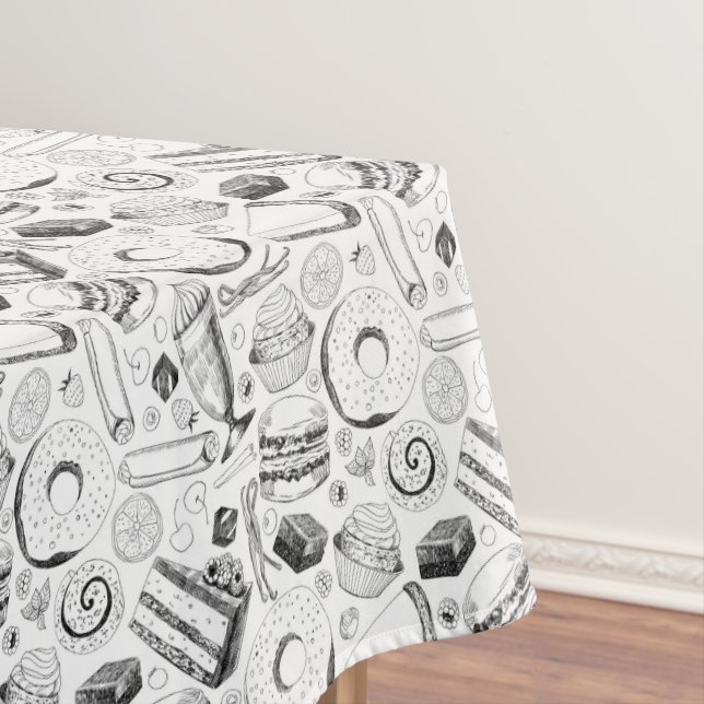 Toalha De Mesa Padrão delicioso (Posição Original)