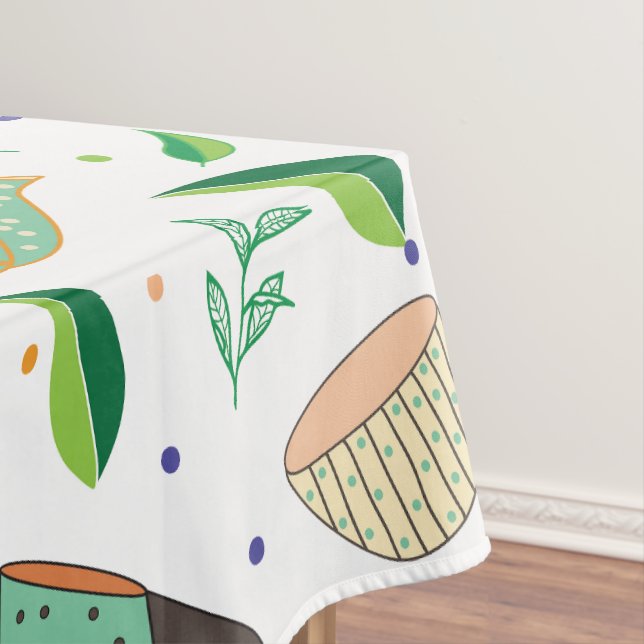 Toalha De Mesa padrão do chá (Posição Original)