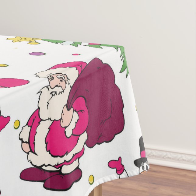 Toalha De Mesa Padrão do esboço de Natal (Posição Original)