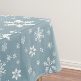 Toalha De Mesa Padrão do Floco de Neve, Flocos de Neve Brancos, N