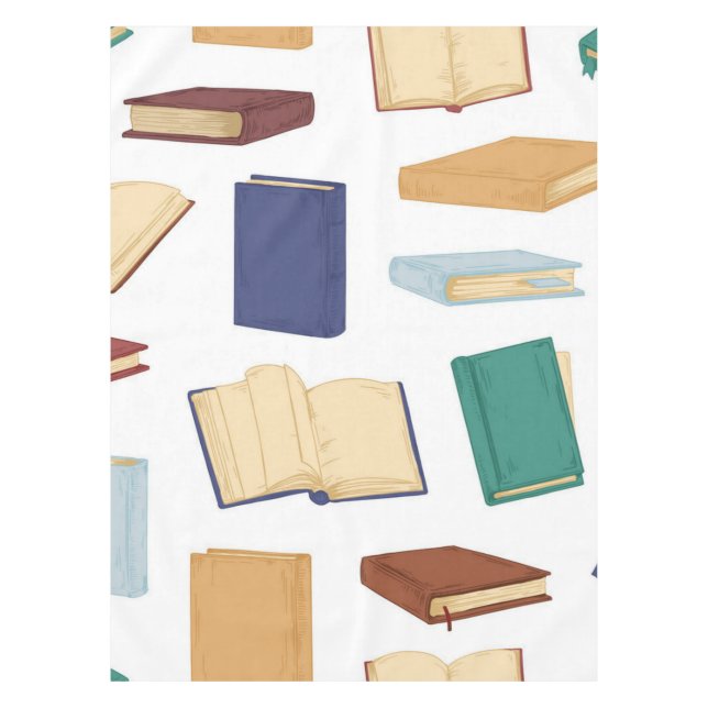 Toalha De Mesa Padrão do livro (Frente)