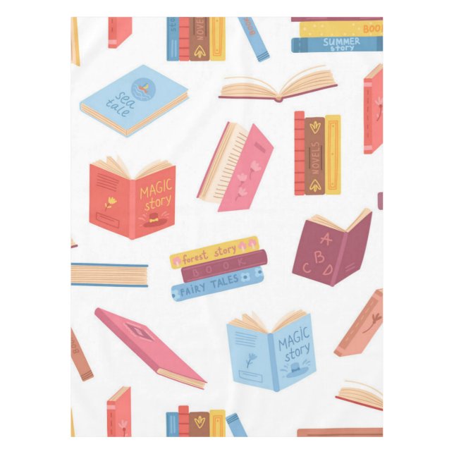 Toalha De Mesa Padrão do livro (Frente)