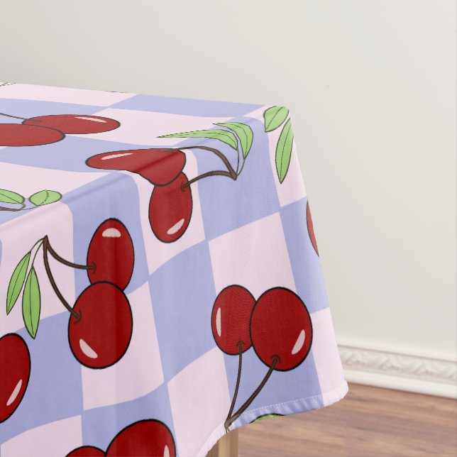 Toalha De Mesa Padrão do quadro de controlo de Cherry pré-ppy (Posição Original)