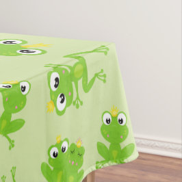 Toalha De Mesa Padrão do sapo, Sapos giros, Sapos verdes, Príncip