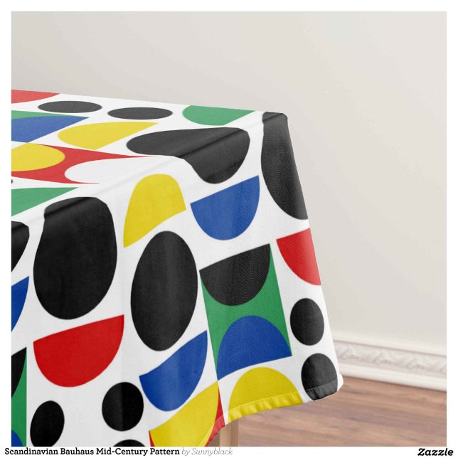 Toalha De Mesa Padrão do século de Médio Bauhaus escandinavo (Criador carregado)