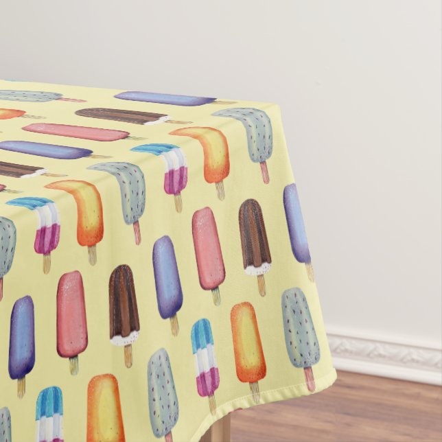 Toalha De Mesa Padrão do sorvete (Posição Original)