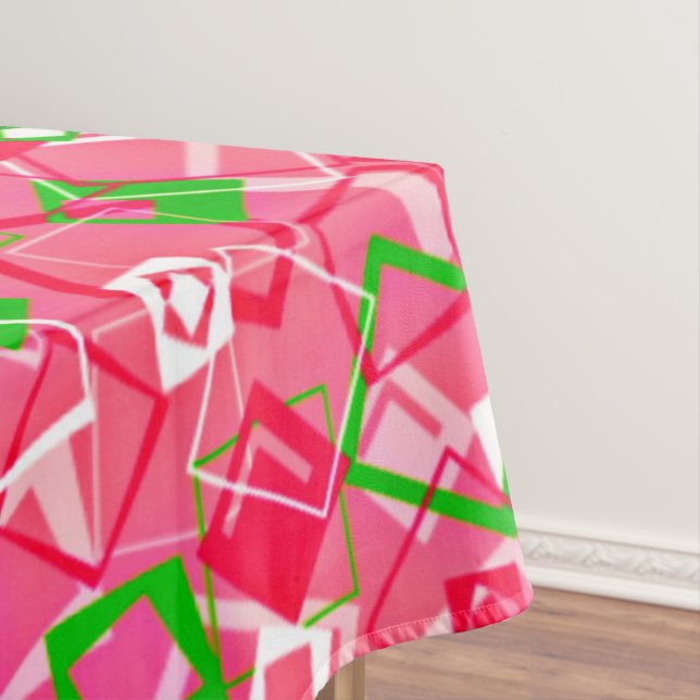 Toalha De Mesa Padrão dos quadrados retrorreflectores (Posição Original)