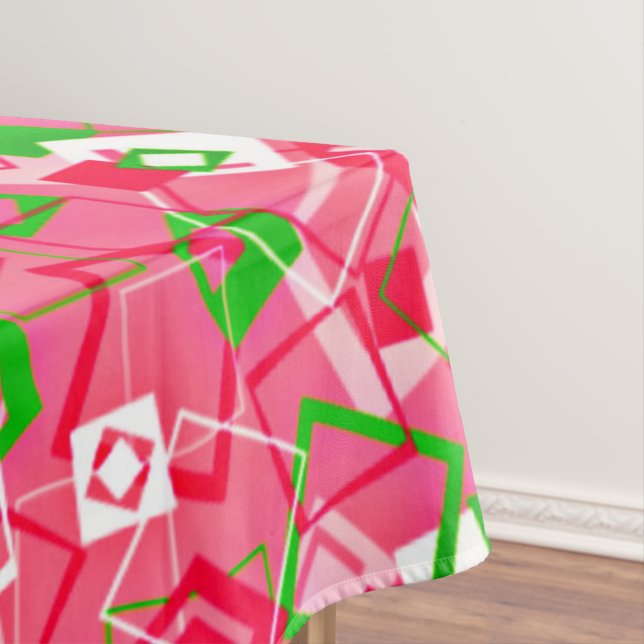 Toalha De Mesa Padrão dos quadrados retrorreflectores (Posição Original)