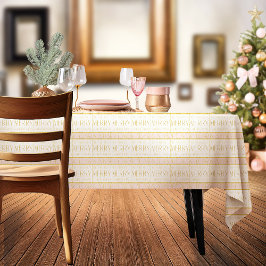 Toalha De Mesa Padrão Dourado de Natal rosa#35 ID1009